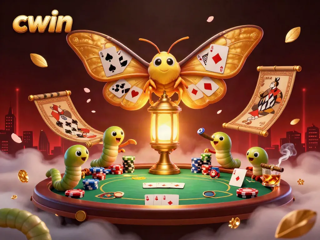 Cwin players winning big at a vibrant online casino game, enjoying high-stakes poker.