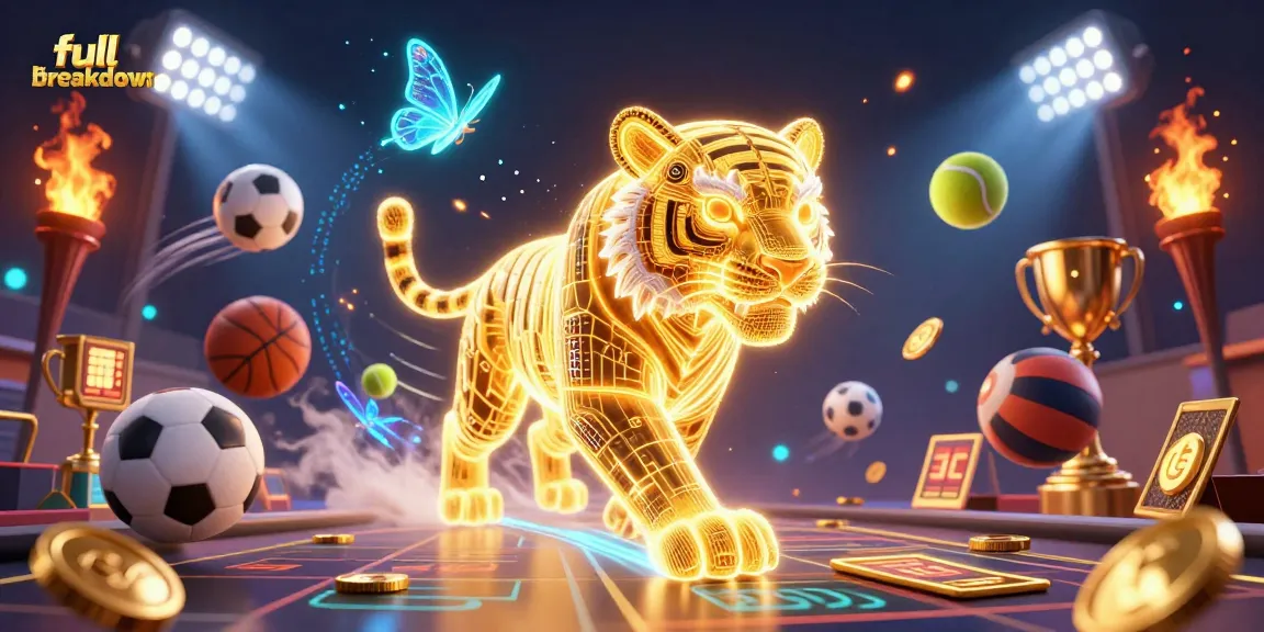 A dynamic representation of a digital casino scene featuring the full breakdown of gambling elements, including sports betting and winning strategies.