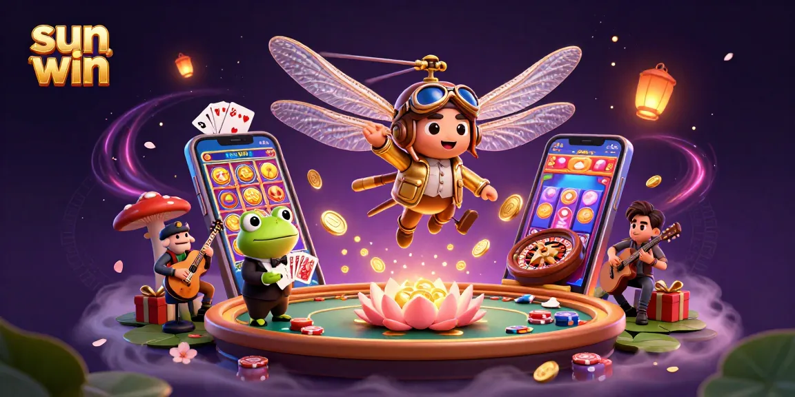 Experience thrilling wins with sun win at an enchanting lily pad casino ambiance.